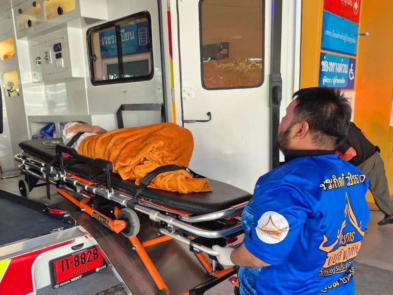 A woman has been taken to hospital after she was found to be alive before her scheduled cremation. (AP PHOTO)