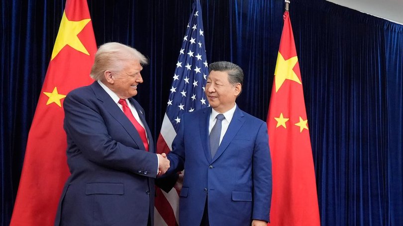 US President Donald Trump will visit China in April at President Xi Jinping's invitation. (AP PHOTO)