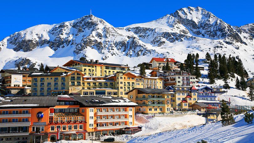 Ski resorts across the globe have begun to open as the first major snowfalls of the winter transform conditions on the slopes. Pictured: Obertauern, Austria. 