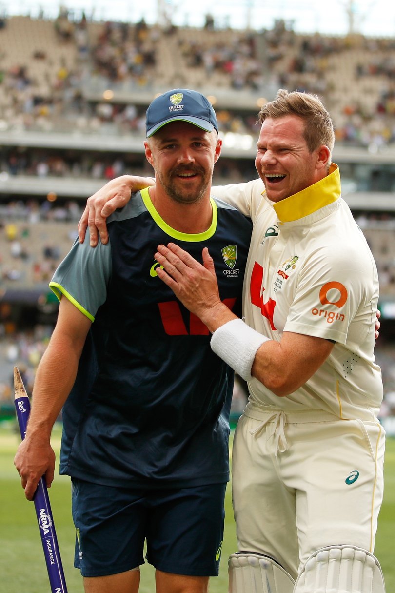 Steve Smith and Travis Head on Saturday.