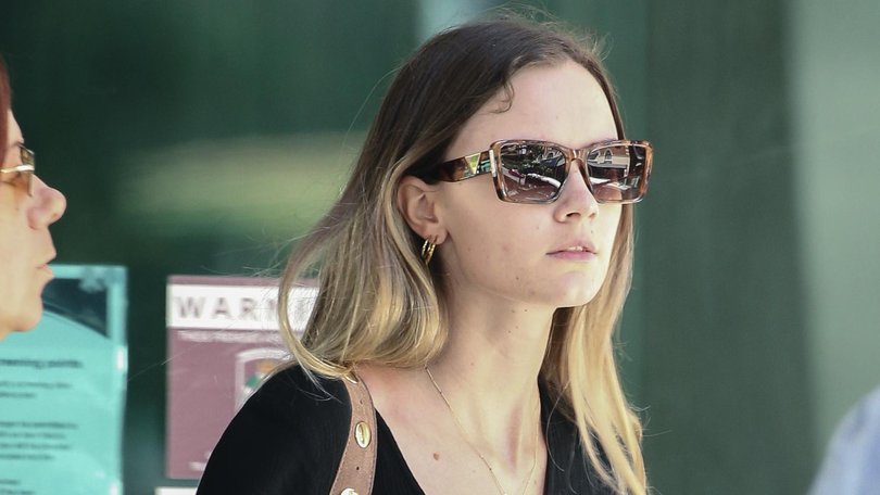 Former Sea World Helicopters employee Grace Hickey became emotional while giving evidence at the inquest into the mid-air collision on Tuesday. Picture: NewsWire