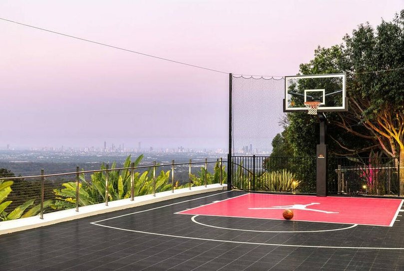 Amazing views from the basketball court.