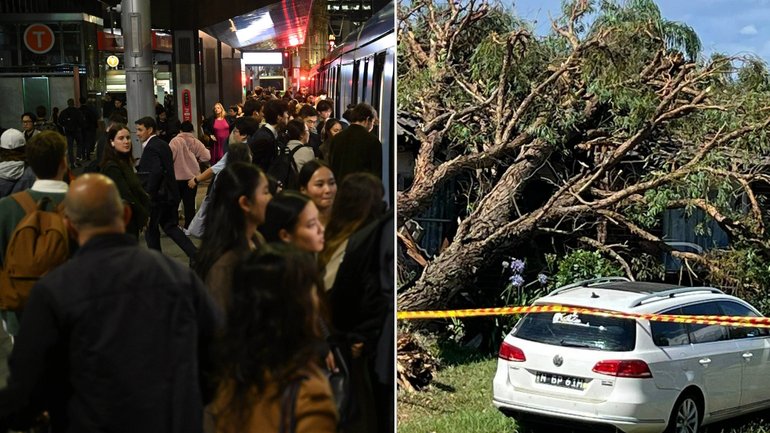 Sydney Trains are operating below 50 per cent and Blacktown looks like a war zone.