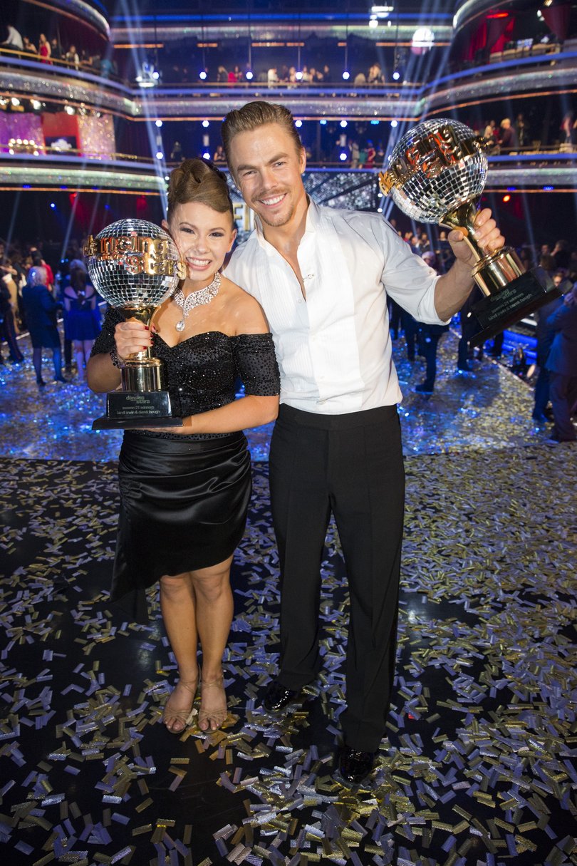 Bindi Irwin and Derek Hough were crowned season 21 champions of Dancing With The Stars in the US.