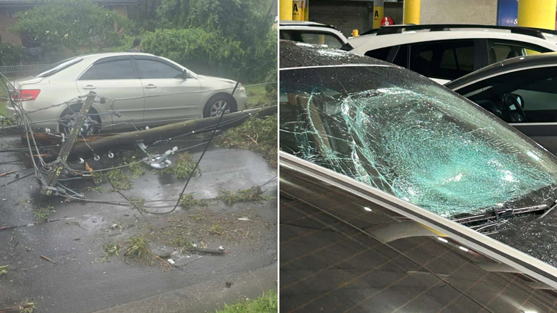 An abrupt storm has tore through NSW.