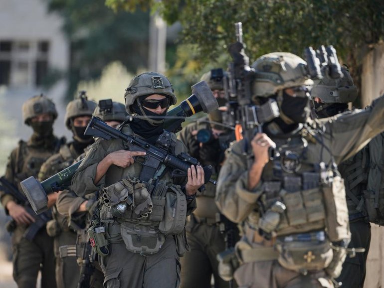 The Israeli army says it has located ‘an observational control room’ in the occupied West Bank. (AP PHOTO)