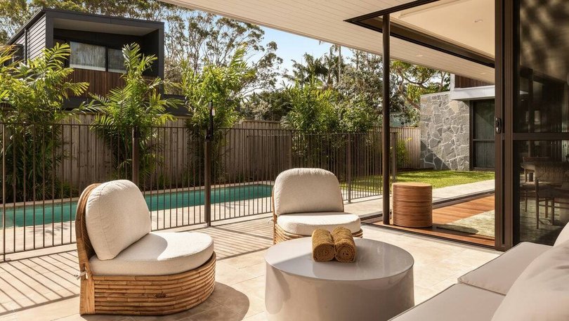 The home has a seamless integration between indoor and outdoor spaces.