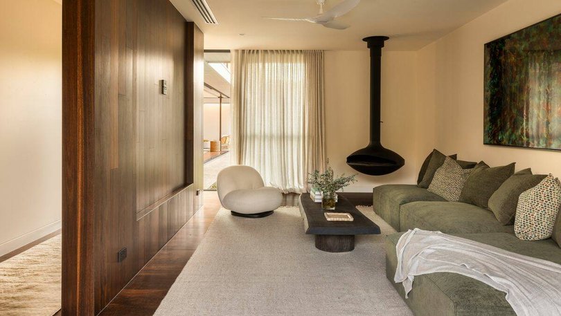 The private living room located at the front of the house.