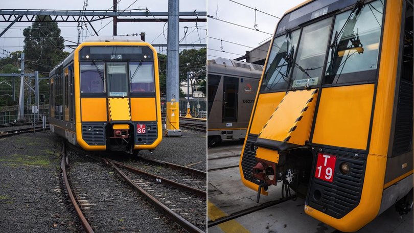 The NSW government is taking action to stop train surfing by installing angled covers on Tangaras.
