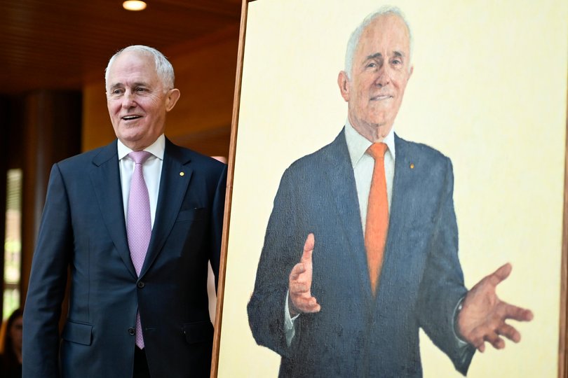 The official prime ministerial portrait of former PM Malcolm Turnbull.
