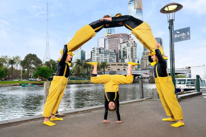 Duck Pond performers in Melbourne.