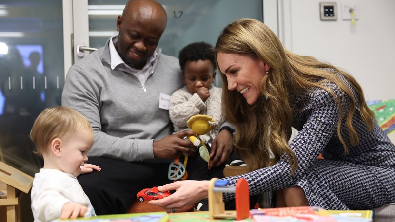 Catherine, Princess Of Wales visits the children's mental health charity Anna Freud at the Anna Freud Centre on November 27, 2025 in London, England. 