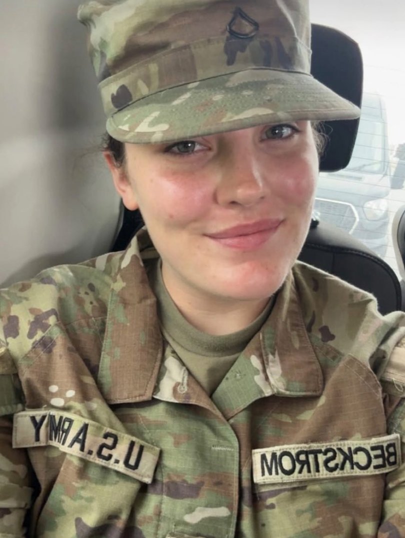 Army Specialist Sarah Beckstrom, one of the National Guard members shot in Washington, DC, on Wednesday, has died. 