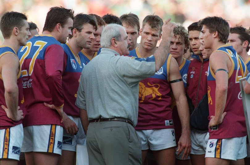 Leigh Matthews with the Lions.