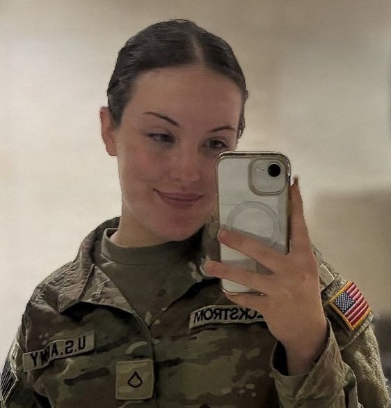 Spec. Sarah Beckstrom of the West Virginia National Guard.