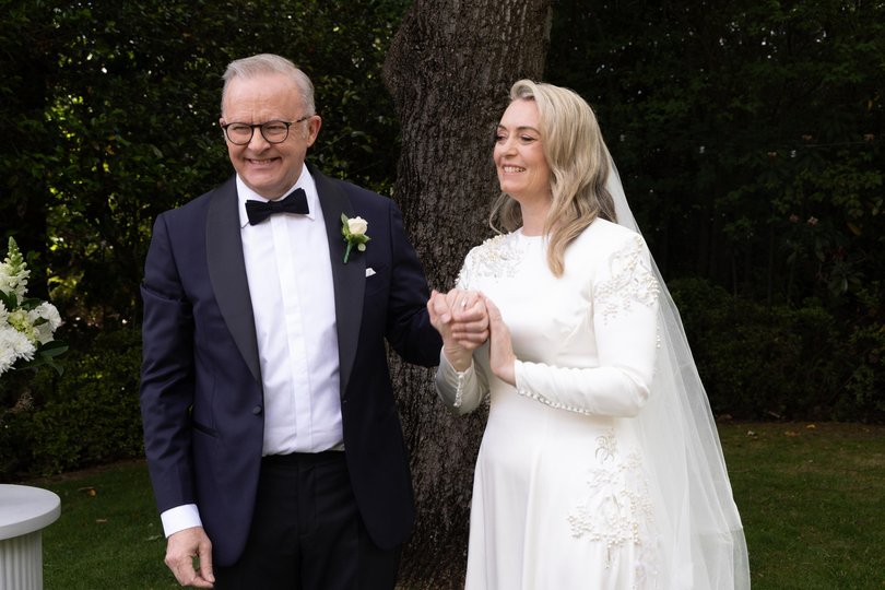 The Prime Minister Anthony Albanese and Jodie Haydon getting married today in Canberra.Photograph by Mike Bowers Picture: Mike Bowers