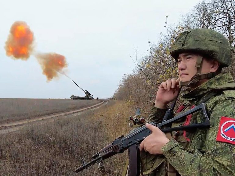 Russian forces are making incremental gains on the front line in eastern Ukraine. 