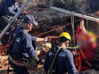 A 60-year-old woman has been rescued after falling into a cave in a remote part of the Goldfields-Esperance District near Lake Wells.
