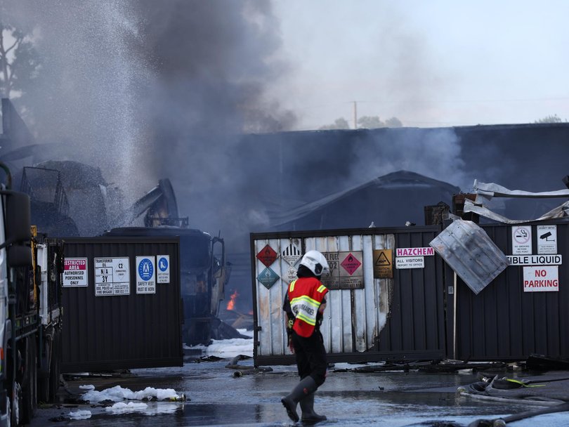 Locals have been urged to stay away.