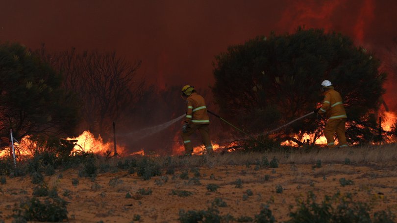 Bushfire in Geraldton. 