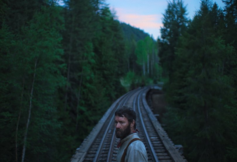 Joel Edgerton stars as Robert Grainier in Train Dreams.