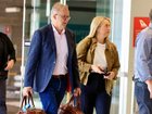 Fresh from their “I do’s,” Prime Minister Anthony Albanese and Jodie Haydon kicked off married life as they arrived with a smile at Sydney Airport.