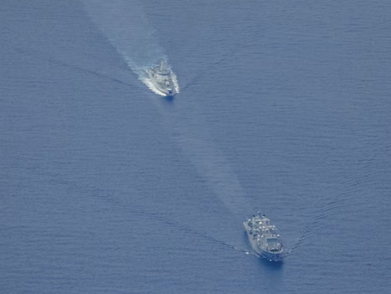A flotilla of Chinese warships circumnavigated Australia earlier this year.