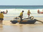 A teenager on a schoolies break has disappeared after being caught in a rip.