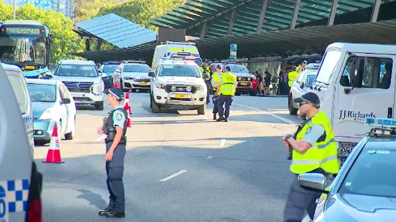 An e-bike rider has died following a collision with a garbage truck in Sydney's CBD.