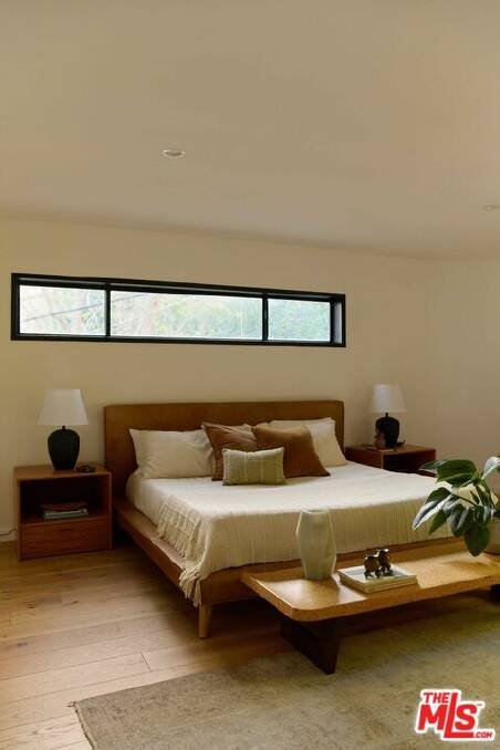 One of the three bedrooms. Pic: Compass.