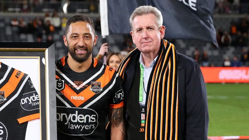 Benji Marshall with Barry O’Farrell.