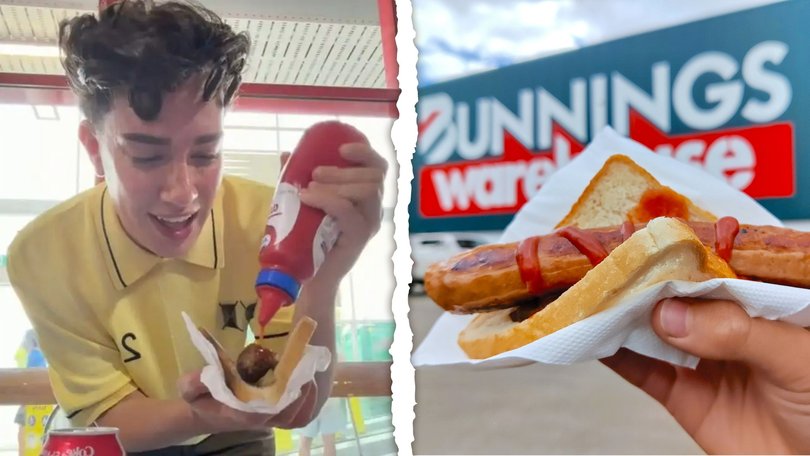 The influencer’s trip to get a Bunnings snag caused a divide among Aussie viewers. 