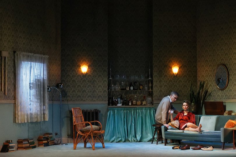 Married couple Kat Stewart and David Whiteley have played Martha and George in three runs of Who’s Afraid of Virginia Woolf.
