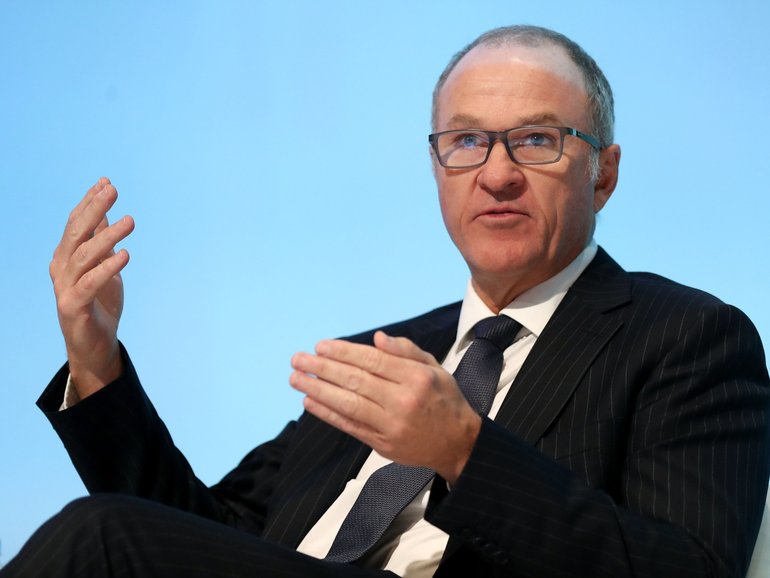 Tom Seymour, chief executive officer of PwC Australia, attends a panel discussion during the AFR Summit in Sydney, Australia, on Wednesday, March 10, 2021. Photographer: Brendon Thorne/Bloomberg