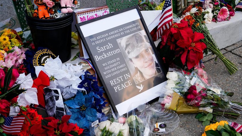 National Guard member Sarah Beckstrom was killed in a shooting in Washington DC. 