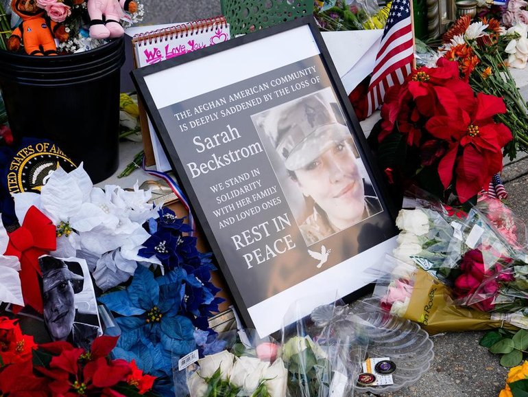 National Guard member Sarah Beckstrom was killed in a shooting in Washington DC. 