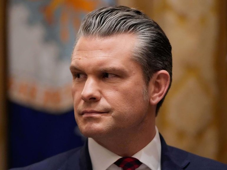 Pete Hegseth has backed a US admiral in ordering a second hit on an alleged drug boat. (AP PHOTO)