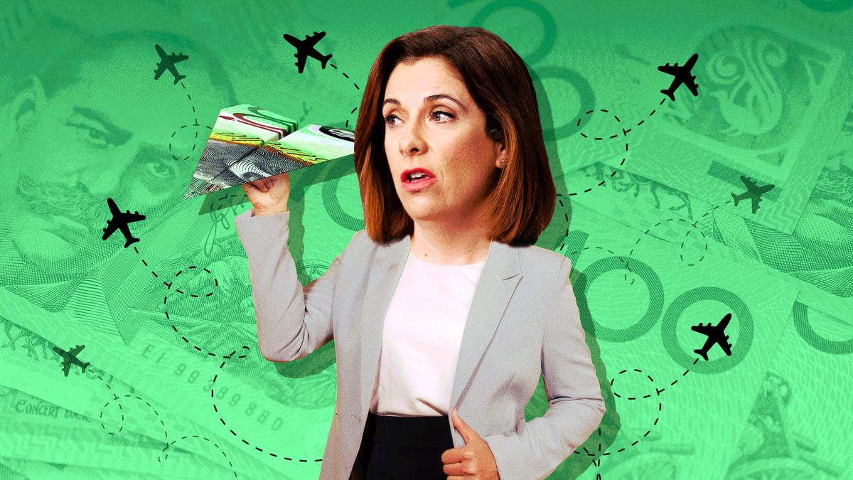 Labor minister Anika Wells racks up almost $100,000 in taxpayer-funded flights to spruik social media ban