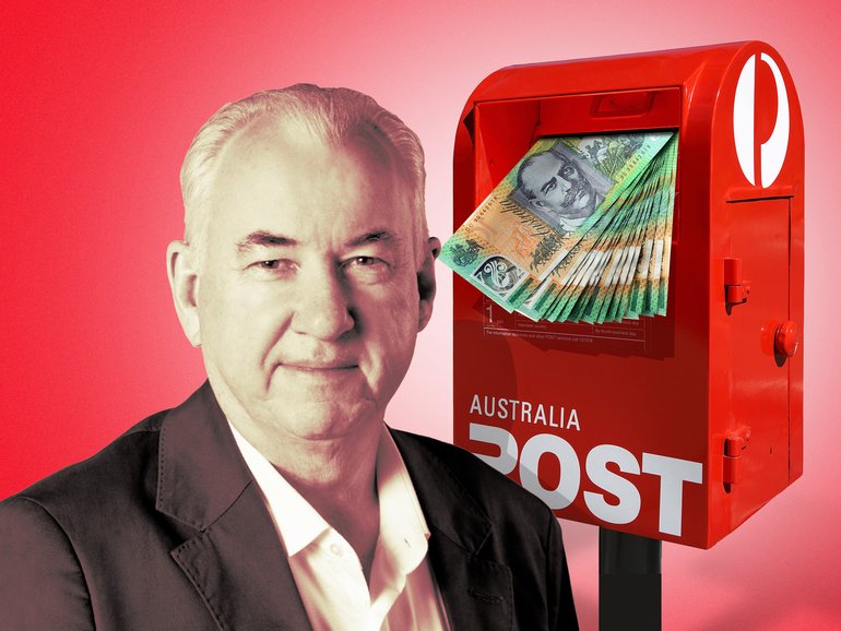 Australia Post has reported its first profit for three years on the back of strong parcel demand.