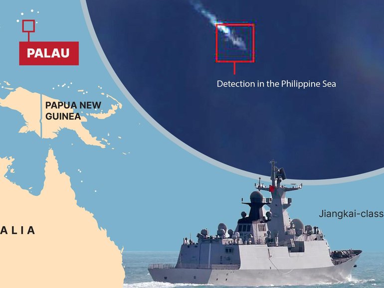 An Australian surveillance plane is monitoring four Chinese warships that could ‘possibly’ be making their way close to Australia.