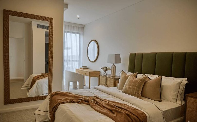 The development comprises two-, three- and four-bedroom apartments.