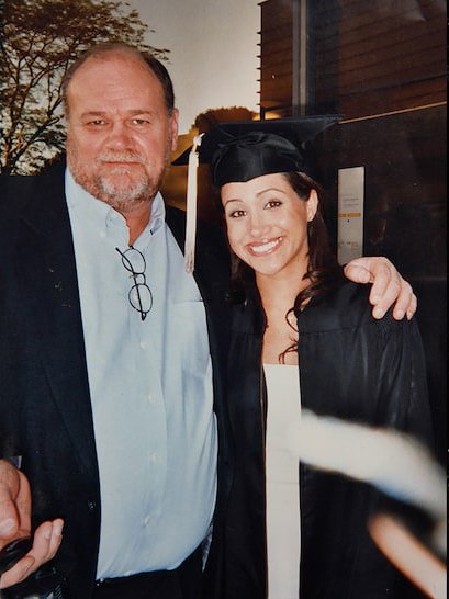 Meghan Markle and her father Thomas Markle.
