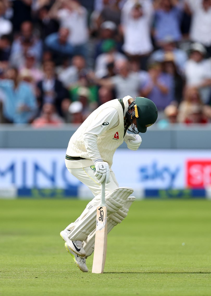 Nathan Lyon batting at Lord’s in 2023.