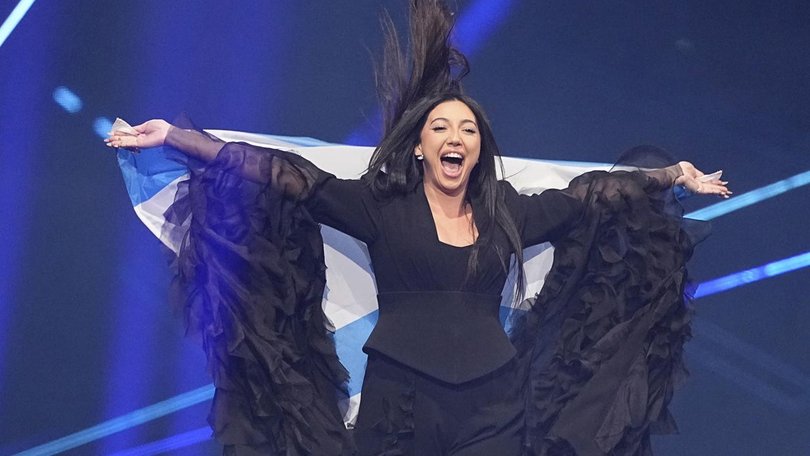 Israeli Yuval Raphael's performance at Eurovision prompted a huge backlash in some quarters. (AP PHOTO)