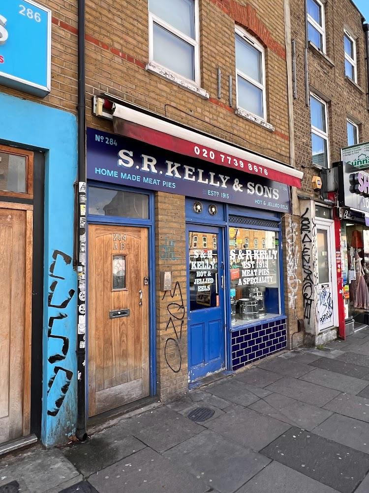 S & R Kelly & Sons, the family run pie and mash shop on Bethnal Green Road.