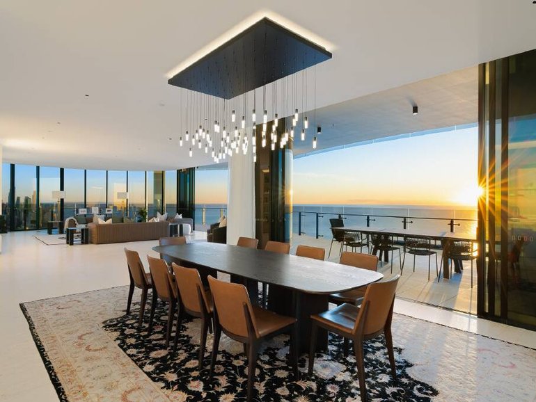 This penthouse apartment on Hedges Avenue, Mermaid Beach, sold for $18.5 million this year.