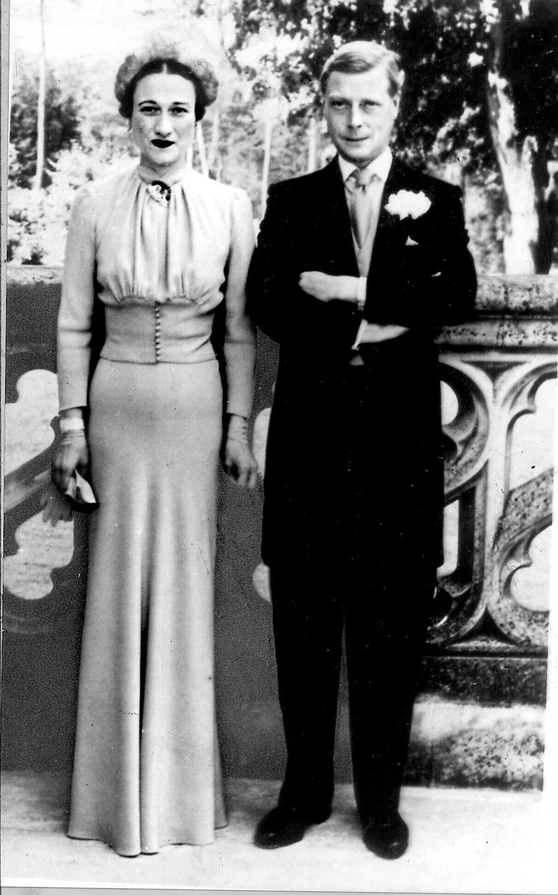 Wallis Simpson & former King Edward VIII, who later became Duke & Duchess of Windsor, on their wedding day in 1937. Historical Wind/fam Picture: Supplied Picture: SUPPLIED