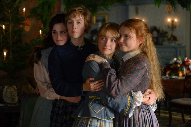 Emma Watson, Saoirse Ronan, Florence Pugh and Eliza Scanlen in Greta Gerwig's Little Women.