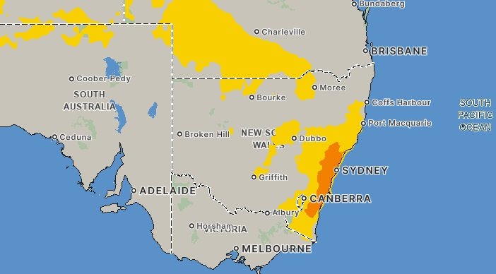 Millions are set to swelter as temperatures soar past 40C in parts of NSW.