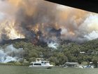 Six homes have been engulfed by flames in Koolewong on the Central Coast.